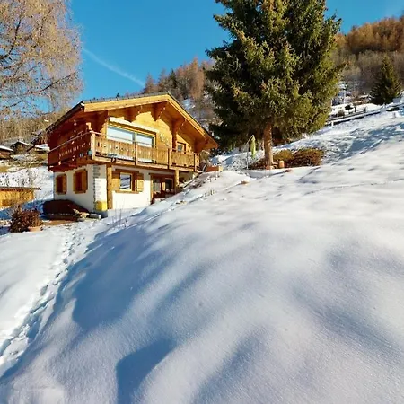 In The Heart Of The Val D'anniviers Dağ evi